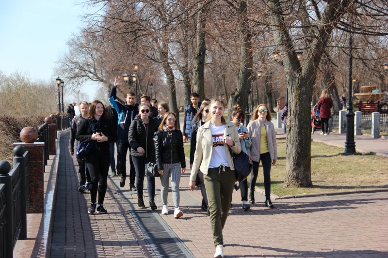 Студенты УлГПУ – активисты Молодежного клуба УОО РГО –  организовали интересную экскурсию по достопримечательностям Ульяновска в рамках Недели туризма