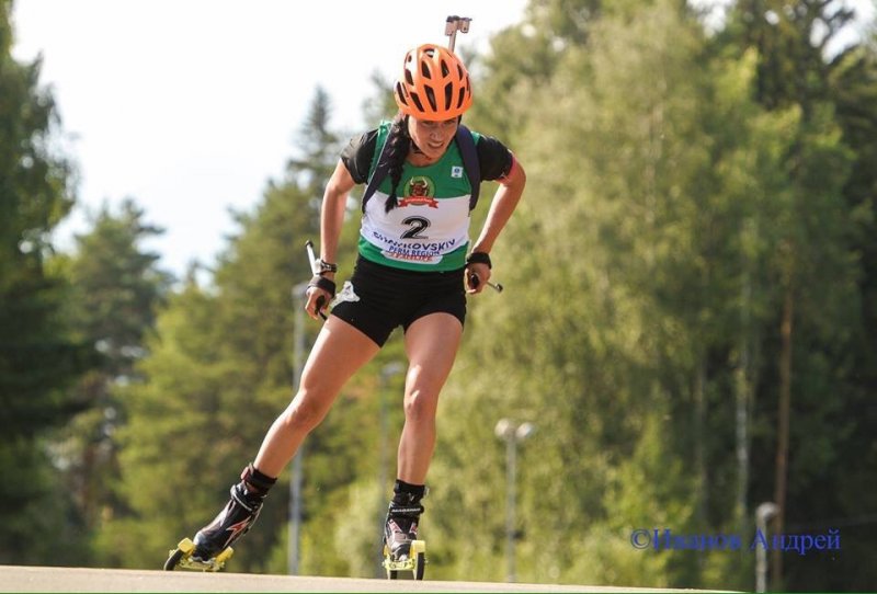  Студентка УлГПУ Ольга Дмитриева  выиграла бронзу на летнем чемпионате мира по биатлону